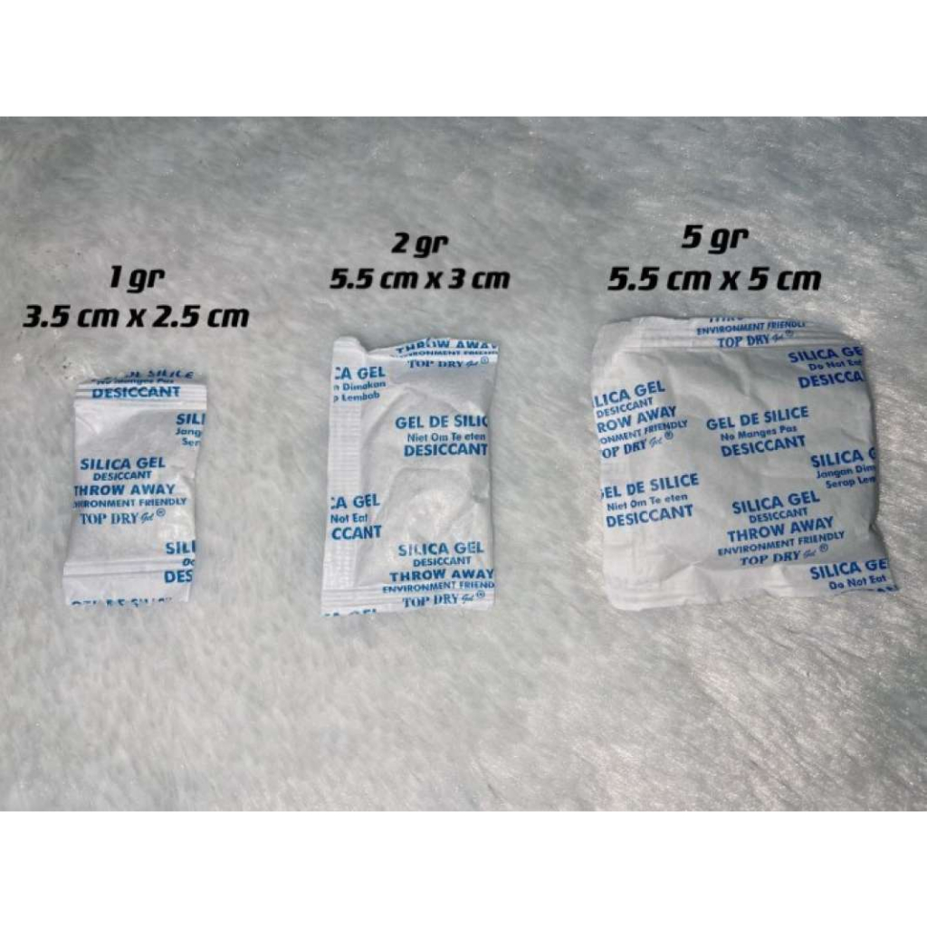 Jual HEMATIN Silica Gel Food Grade 1gr 2gr 5gr Anti Lembab Sepatu