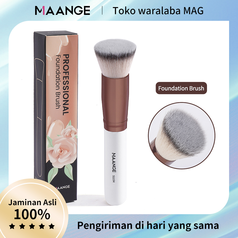 Jual MAANGE Kuas Foundation Brush Professional Lembut Makeup Brush Alas ...