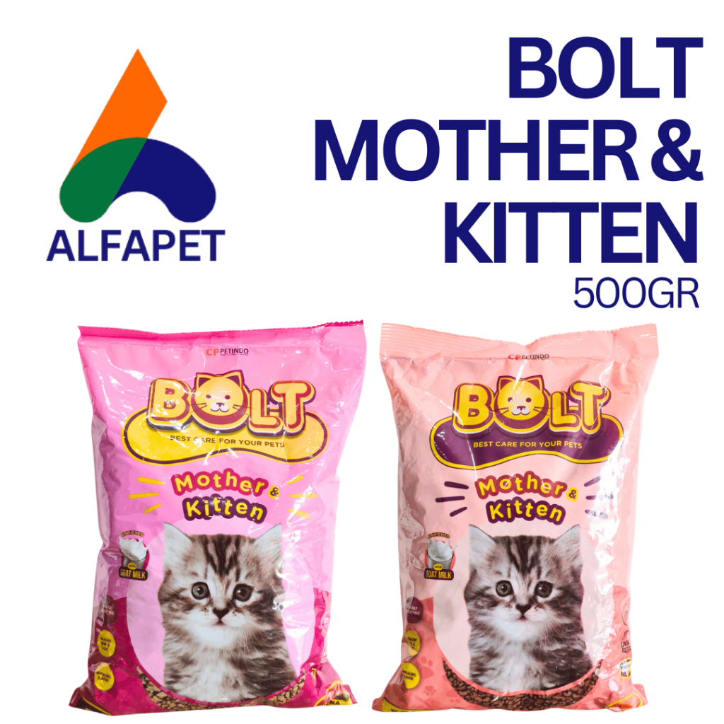 Jual Bolt cat mother kitten 500gr makanan kucing | Shopee Indonesia