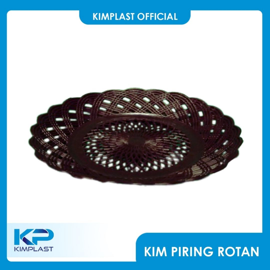 Jual KIMPLAST Piring Rotan Anyam Piring Plastik Piring Serbaguna