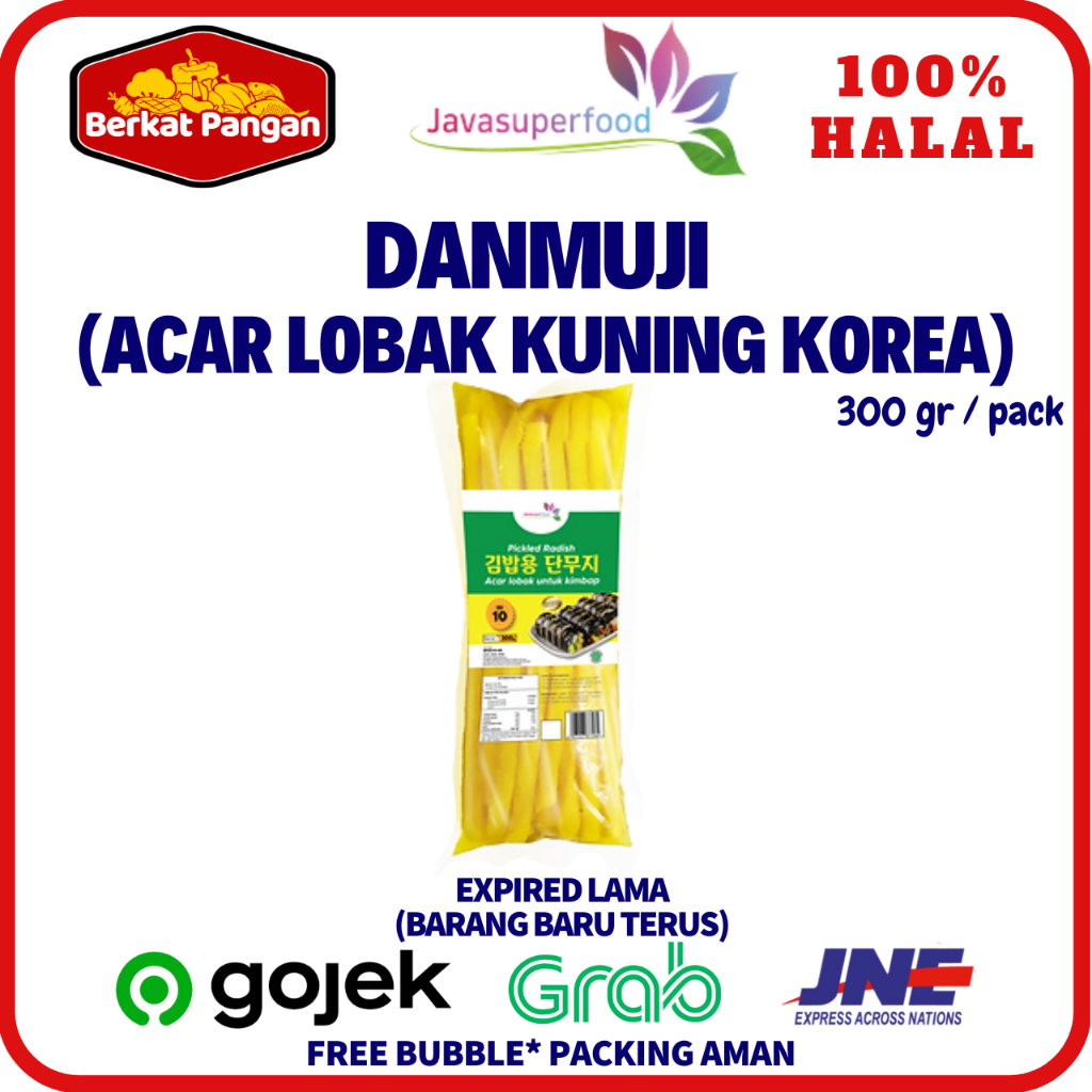 Jual Java Danmuji Kimbap Acar Lobak Kuning Korea Halal Isian Gimbap