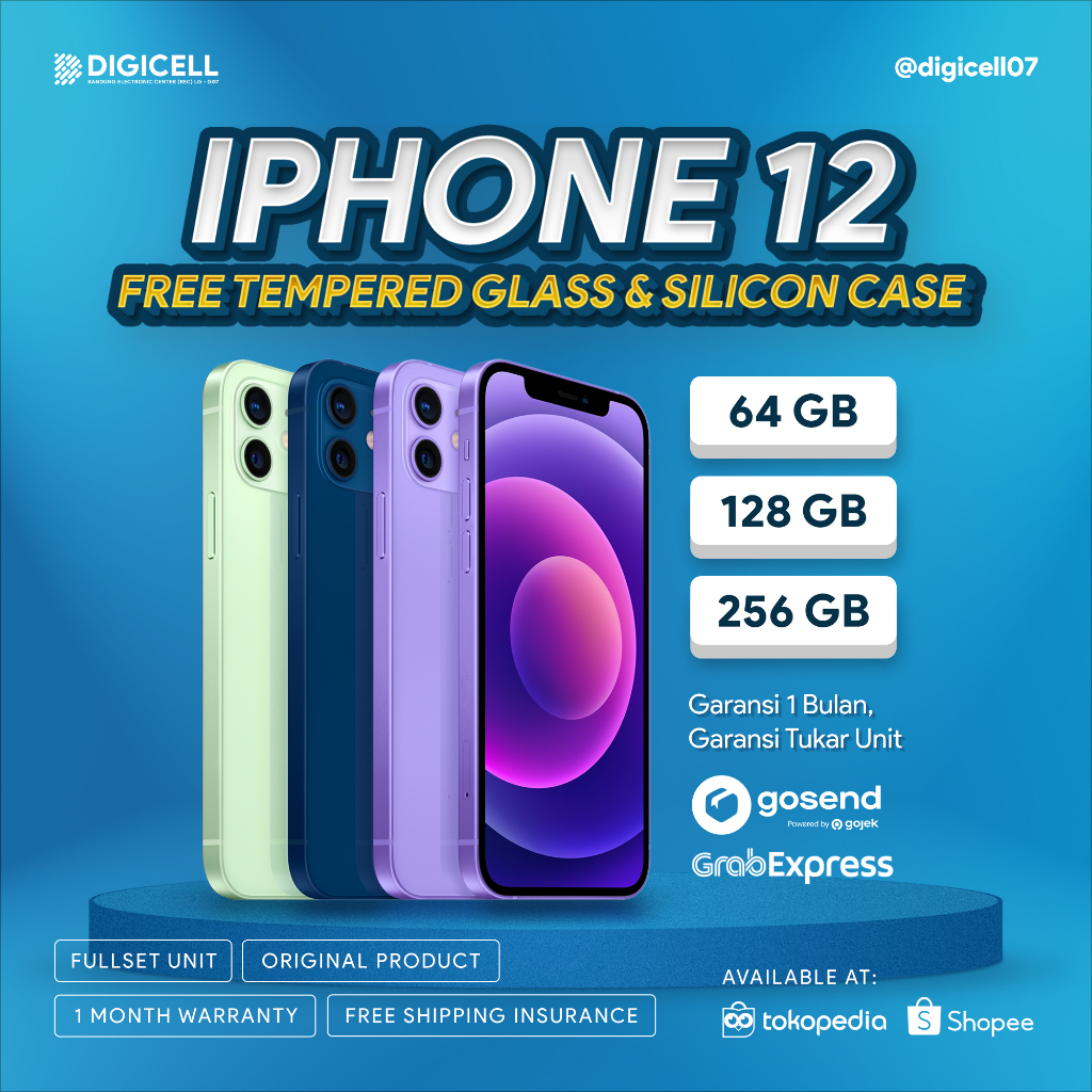 Jual IPHONE 12 64GB 128GB IBOX INTER SECOND | Shopee Indonesia