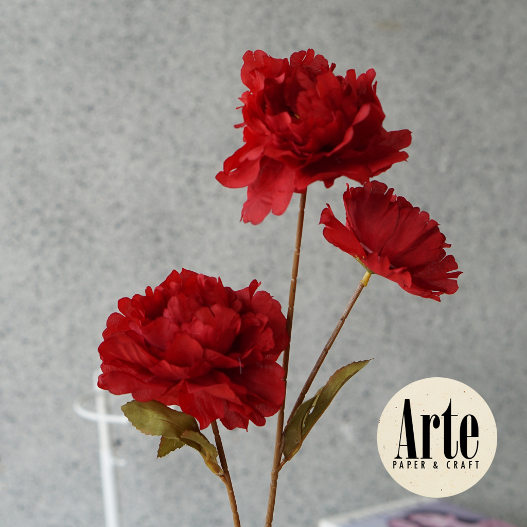 Jual 70cm Flower Bunga Peony Jumbo X3 Premium Soft Touch Dense ...