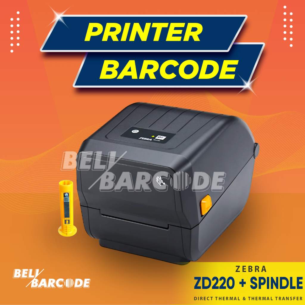 Jual Printer Barcode Zebra ZD220 Setara ZD230 Plus Spindle Ribbon Label ...