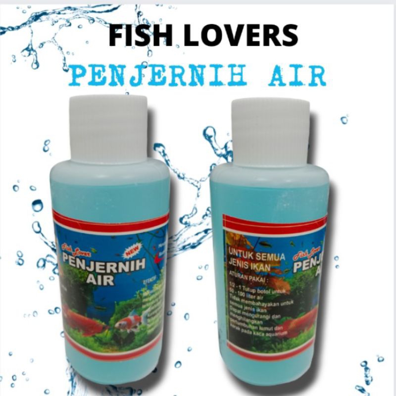 Jual Obat Ikan Hias Fish Lover Penjernih Air Ml Shopee Indonesia