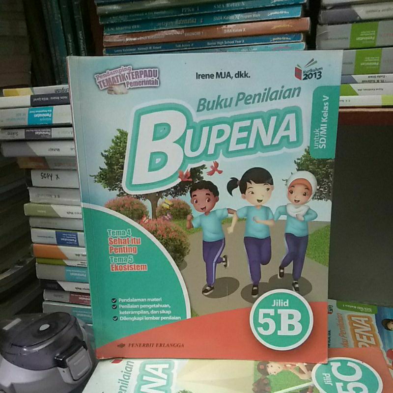 Jual buku penilaian bupena untuk SD kelas 5B penerbit Erlangga | Shopee ...