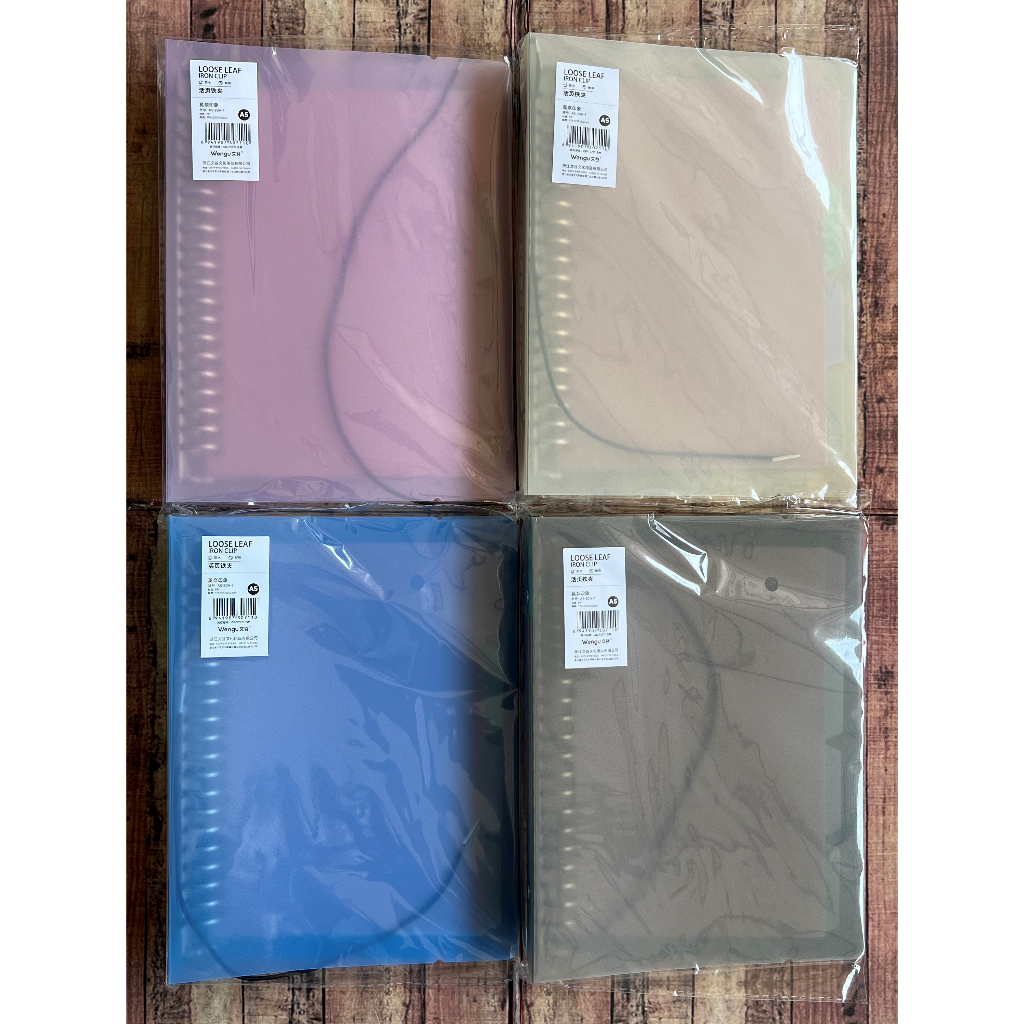 Jual Map Binder Wengu A5 B5 Transparant Warna -7 Tali Karet - Binder ...