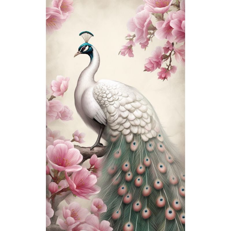 Jual Wallbanner burung merak dekorasi | Shopee Indonesia