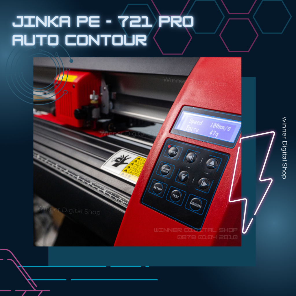 Jual Mesin Cutting Sticker Jinka 721 PE PRO Auto Contour (Bonus ...