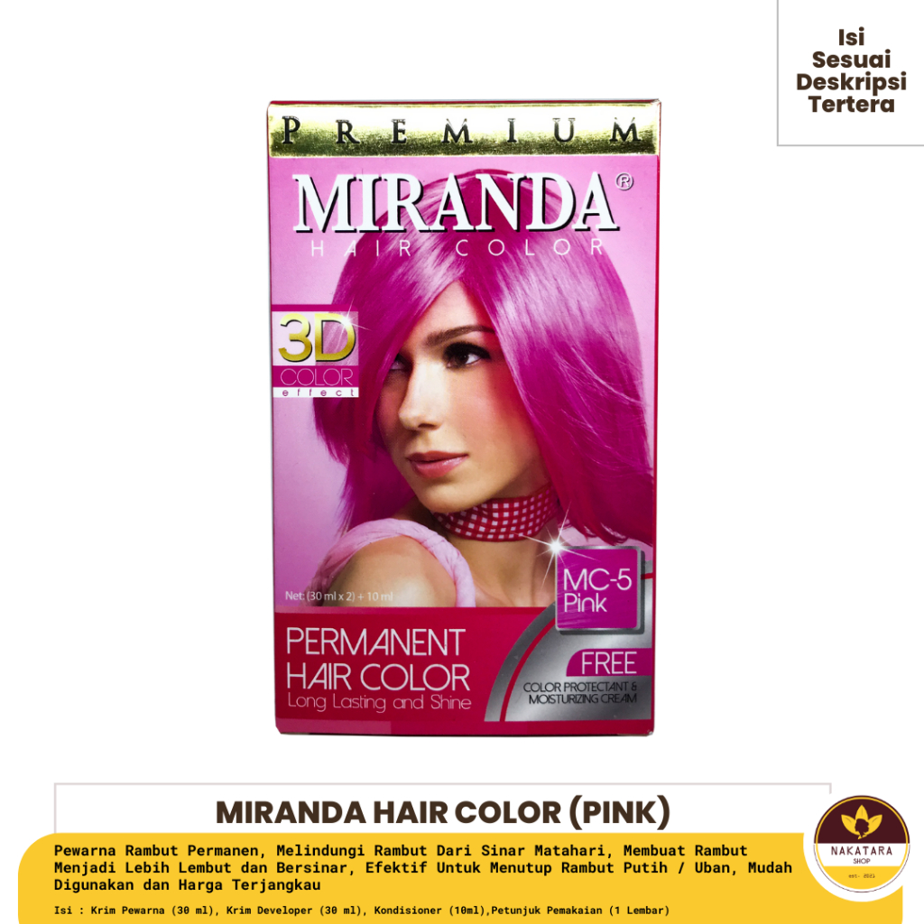 Jual MIRANDA HAIR COLOR PEWARNA RAMBUT WARNA KOMPLIT (ALL VARIANT) ISI ...