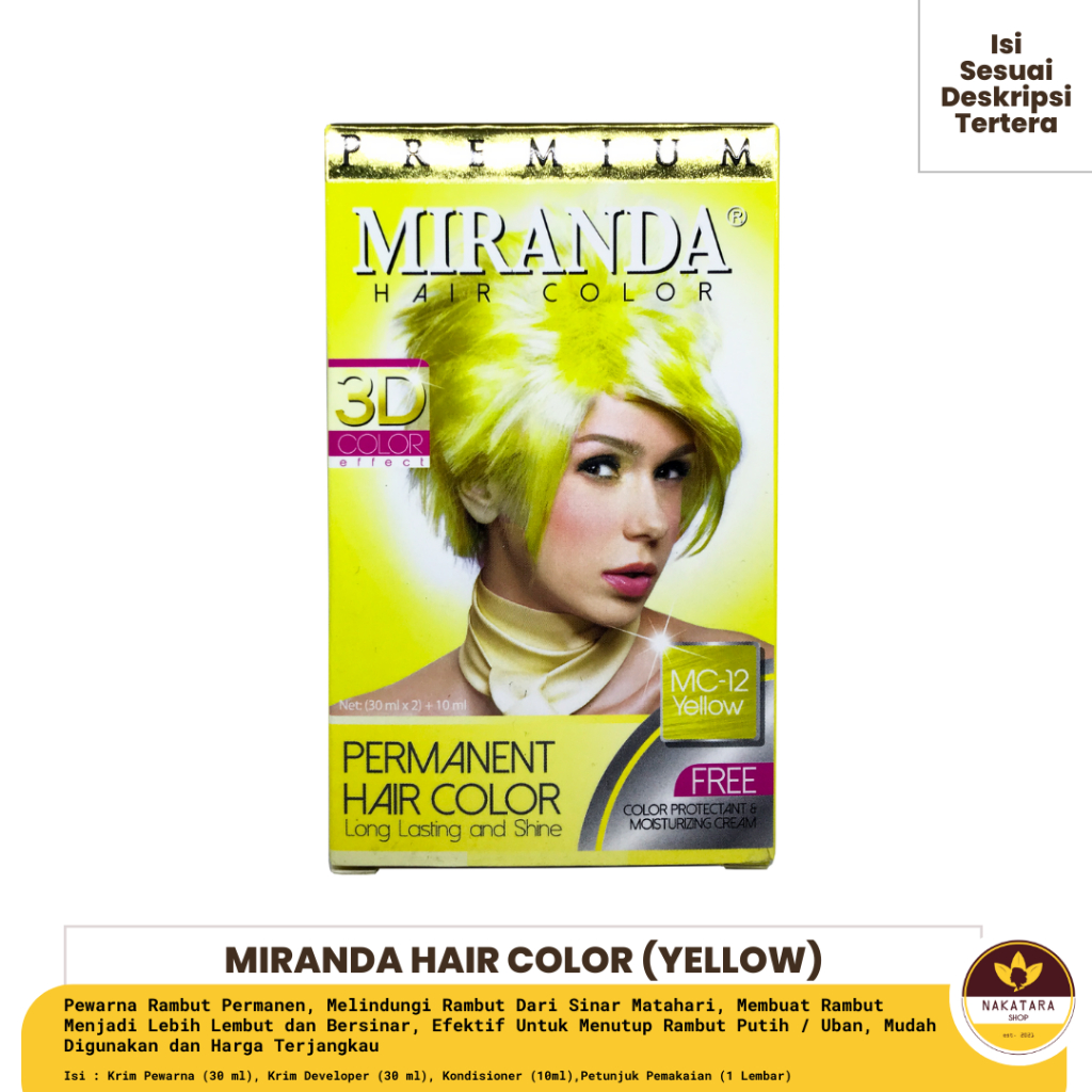 Jual MIRANDA HAIR COLOR PEWARNA RAMBUT WARNA KOMPLIT (ALL VARIANT) ISI ...