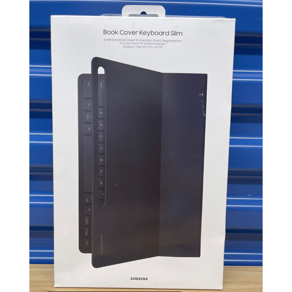 Jual Samsung Galaxy Tab S7 FE / S7FE Keyboard Book Cover Slim Shopee