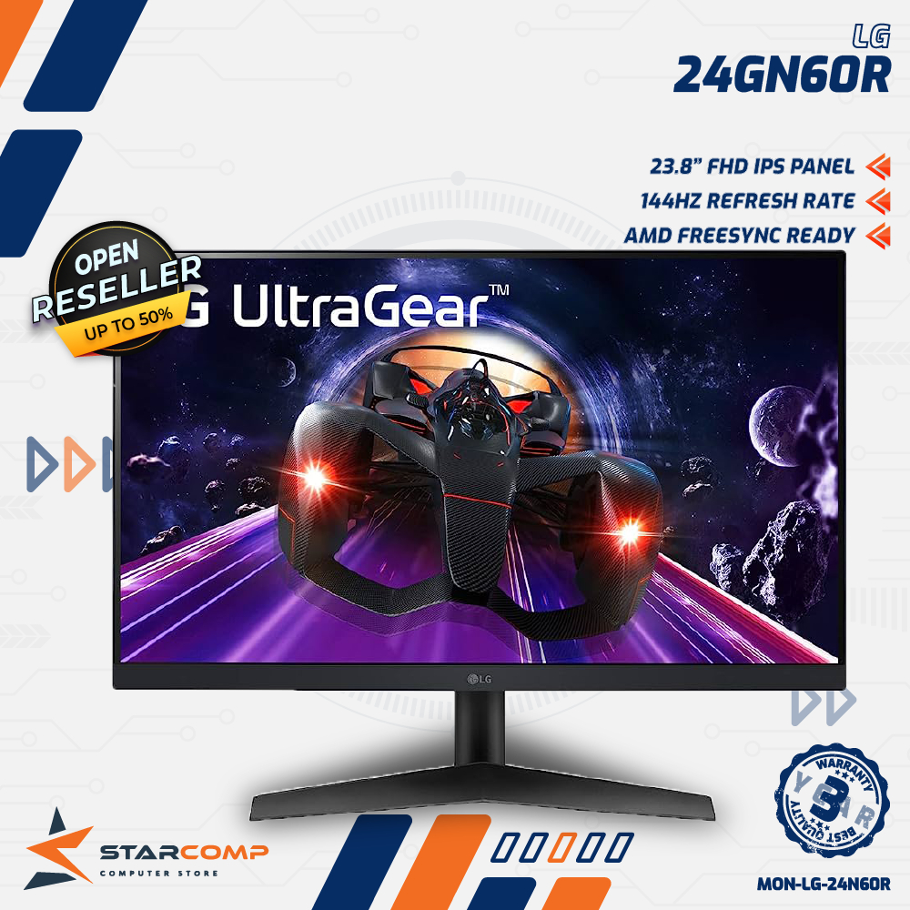 Jual LG Ultragear 24GN60R LED Monitor 24 Inch Gaming IPS Full HD 144Hz ...