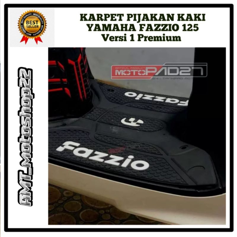 Jual Karpet Fazzio Alas Pijakan Kaki Yamaha Fazzio Versi Premium Shopee Indonesia