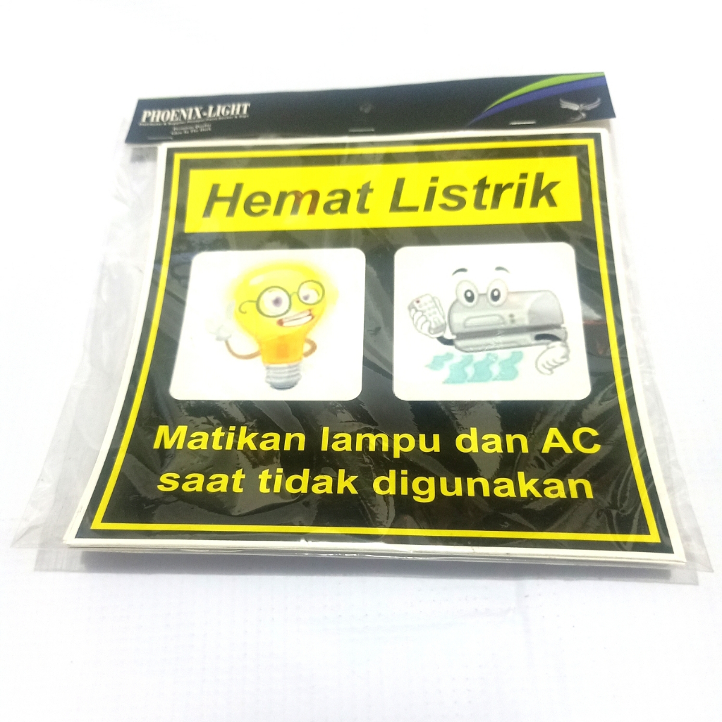 Jual Stiker Hemat Listrik 15x15 Shopee Indonesia 0046