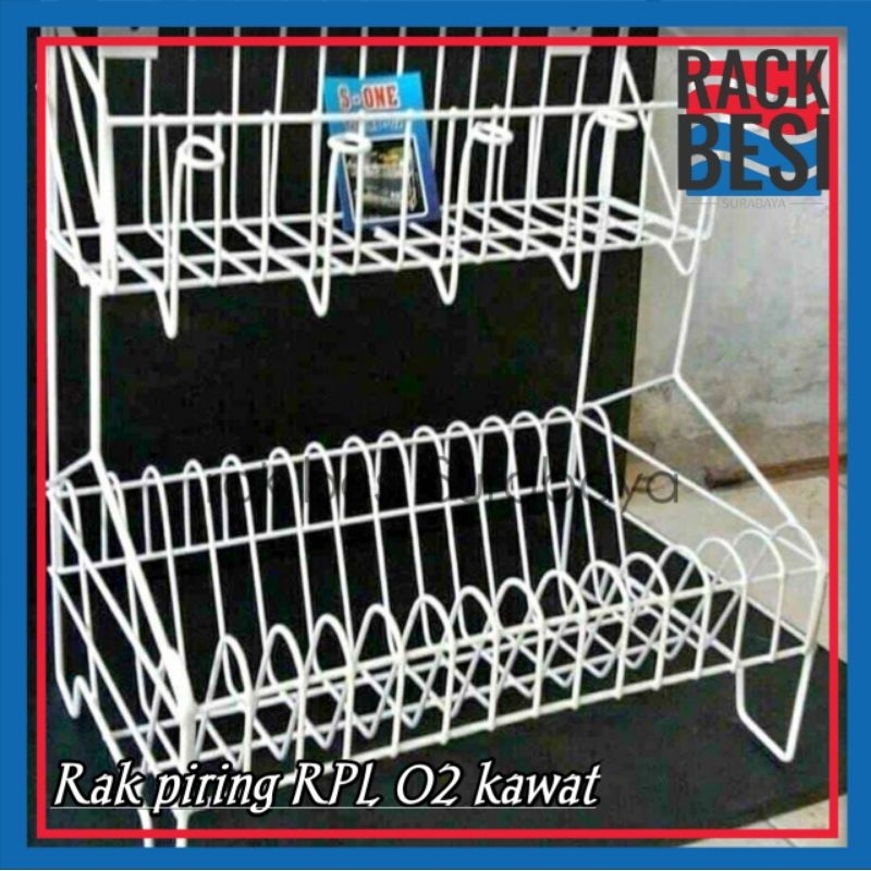Jual RAK PIRING RPL 02 KAWAT ANTI KARAT/RAK DAPUR/RAK WASTAFEL | Shopee ...