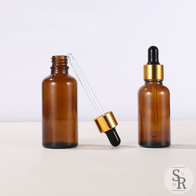 Jual Botol Pipet Kaca Amber Coklat Tebal | Pipette Dropper Tetes Serum ...