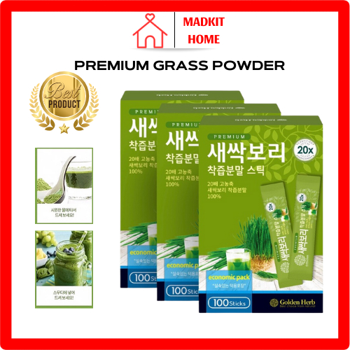 Jual PREMIUM POWDER Young barley grass powder Bubuk grass jelai muda