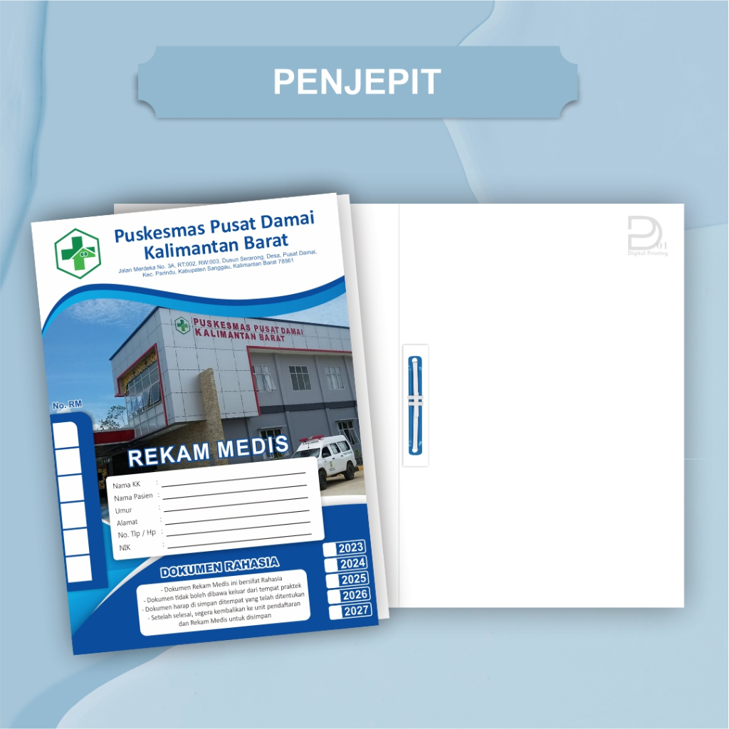 Jual Custom MAP Dokumen Rahasia, MAP Rekam Medis Pasien, MAP Proporsal ...