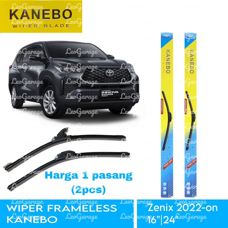 Jual Wiper Kanebo Kijang Innova Zenix Frameless Karet Sapu Kaca Shopee Indonesia