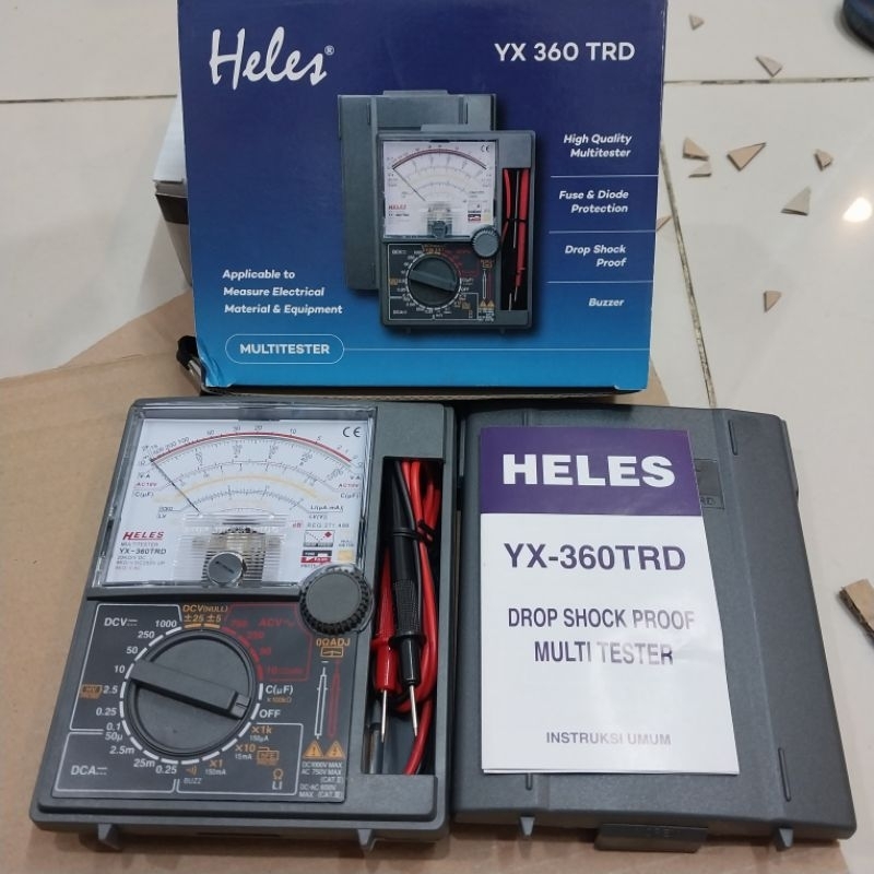 Jual Tester Mulitester Avometer Heles YX360TRD Analog Shopee Indonesia