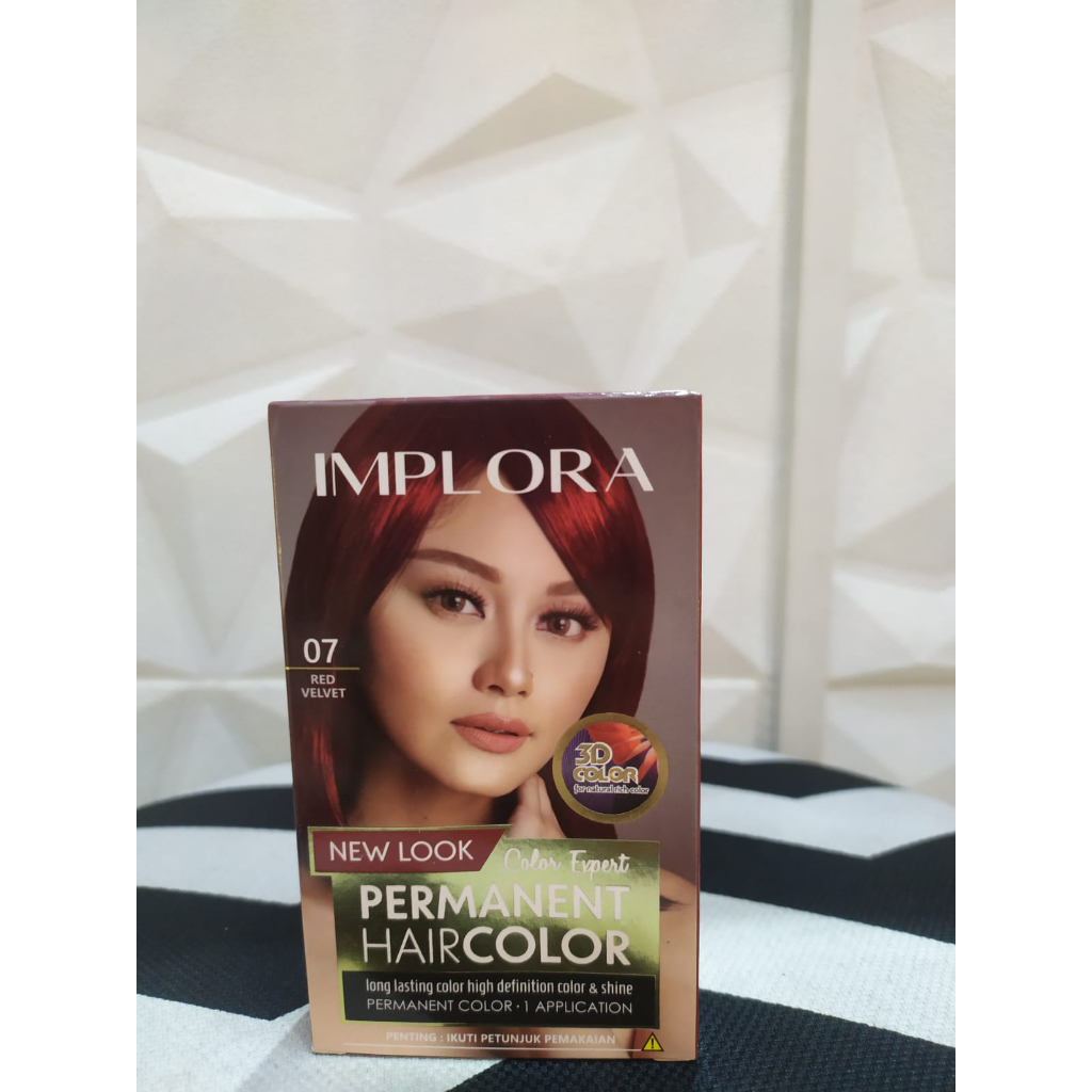 Jual IMPLORA PERMANENT HAIR COLOR NEW LOOK | Shopee Indonesia