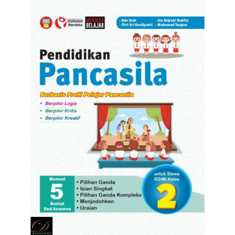 Jual Buku Pendidikan Pancasila Pkn Sd Mi Kelas 2 Kurikulum Merdeka