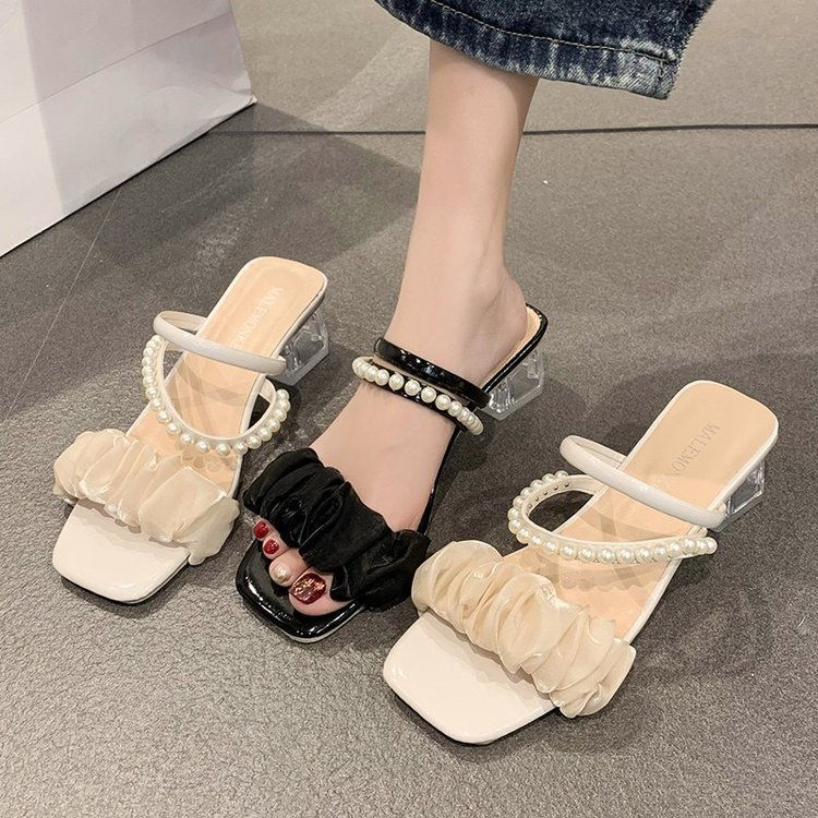 Jual DEVOUE #009 - Sandal Wedges Kekinian Fashion Wanita Premium ...