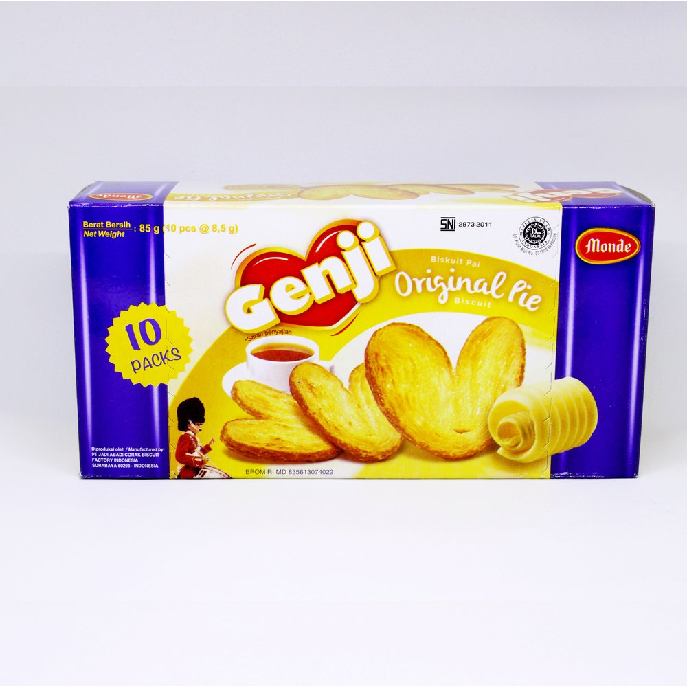 Jual Monde Genji Original Pie Box 85 g Isi 10 pcs Shopee Indonesia