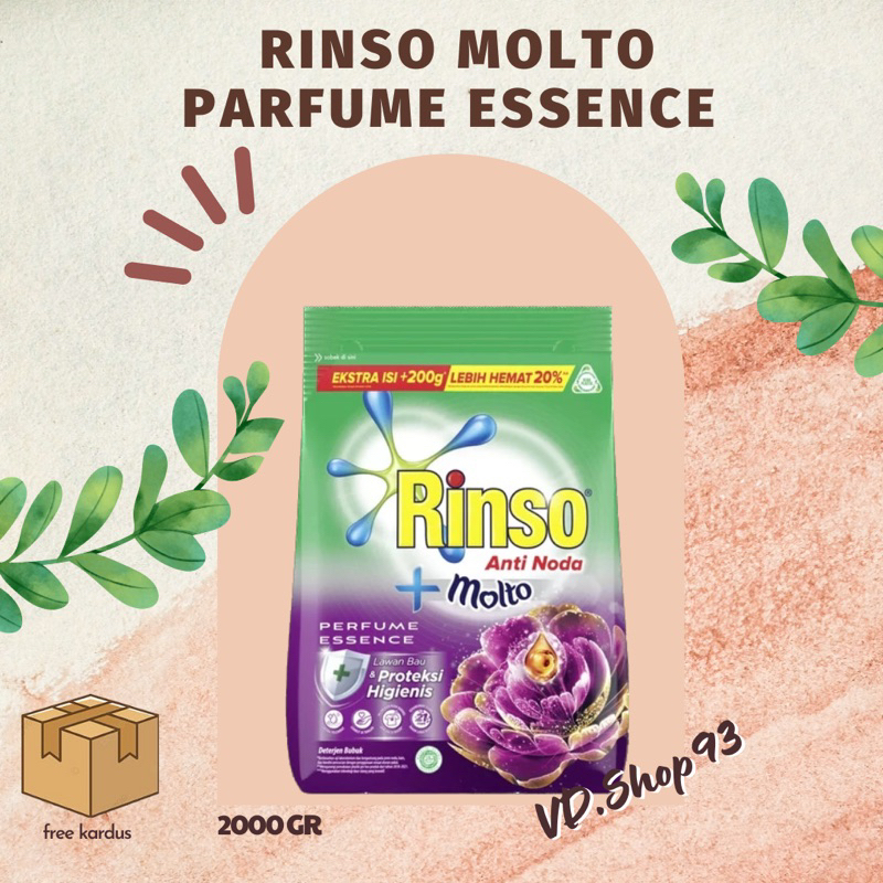 Jual RINSO MOLTO DETERGEN BUBUK 1,8KG | Shopee Indonesia