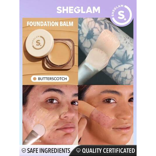 Jual SHEGLAM Skinfluencer Full Coverage Foundation Balm Shopee Indonesia