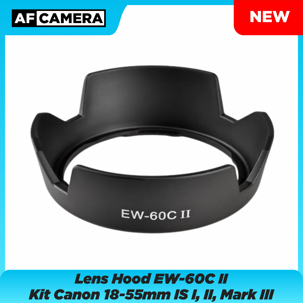 PROtastic Ersatz-Gegenlichtblende Für Canon Objektive – 2 Stück, Kompatibel Mit EF 28-80mm, 18-55mm, 28-90mm (wie Canon EW-60C)