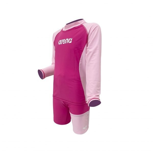 Jual Arena Childrens Sunsuit PK AUV-22356 Baju Renang UV Anak Pink ...