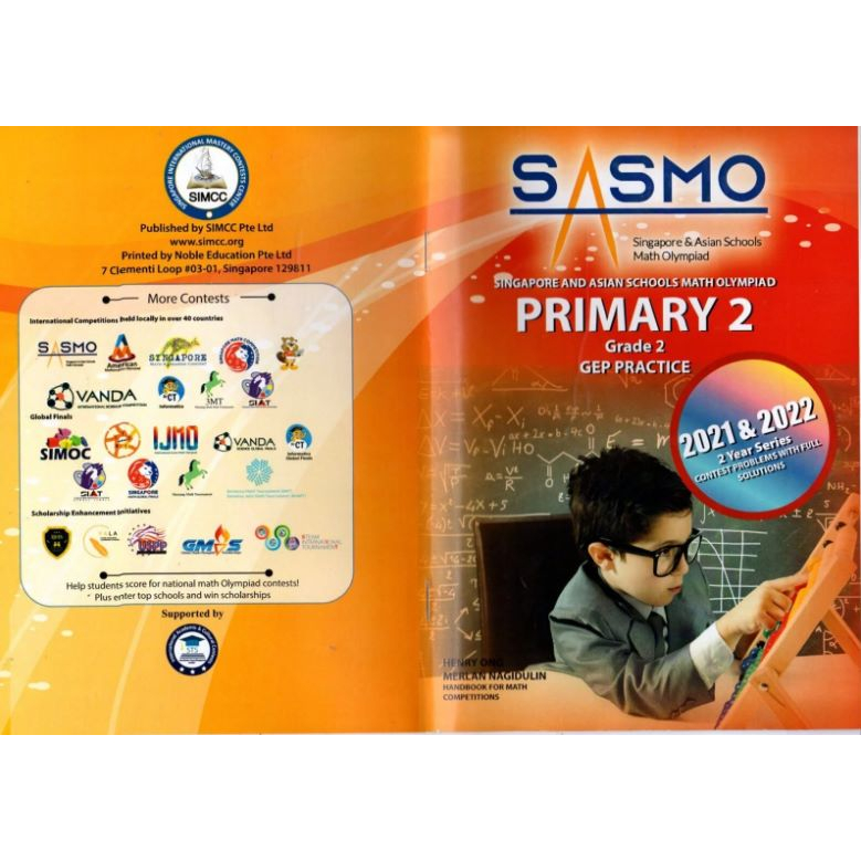 Jual SINGAPORE & ASIAN SCHOOLS MATH OLYMPIAD ( SASMO ) - PRI 2 ( 2021 ...