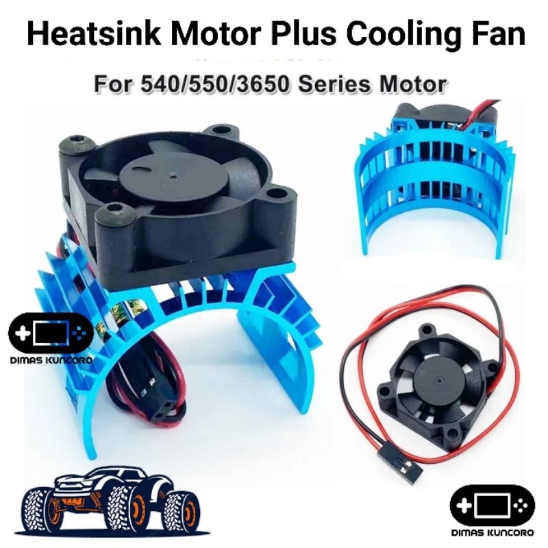 Dissipateur Thermique Pour Moteur 36mm – Ventilateur + Aileron, Compatible 540/3650/3660/3670 RC