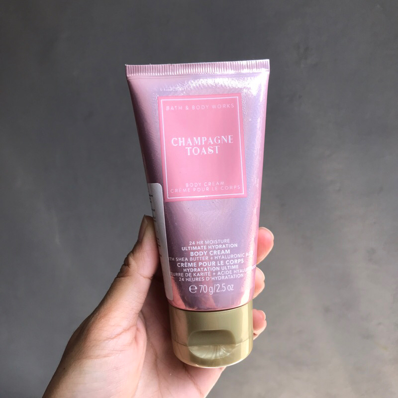 Jual CHAMPAGNE TOAST BODY CREAM 70g BATH&BODY WORKS Shopee Indonesia