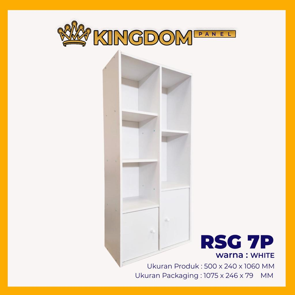 RAK SERBAGUNA / RAK BUKU / RAK HIAS MINIMALIS 7P
