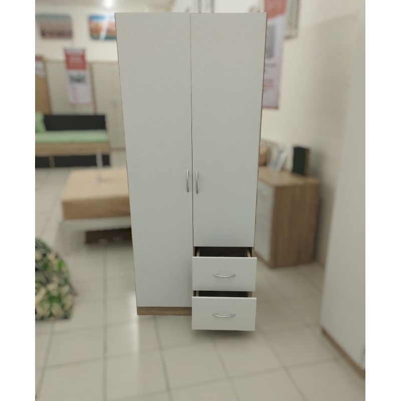 Jual Selma Lemari Pakaian 2 Pintu - Putih Sonoma Furniture Informa fico ...