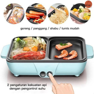 Jual Korean Grill Pan Electric Multifungsi 2in1 Hotpot BBQ