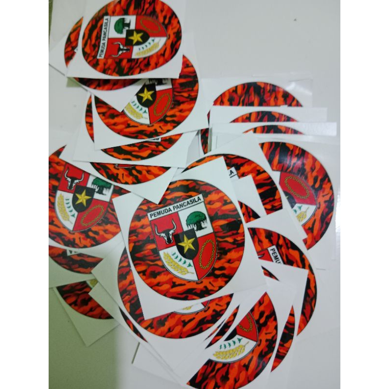 Jual Stiker Logo Pemuda Pancasila 6x6cm 10 Pcs Shopee Indonesia