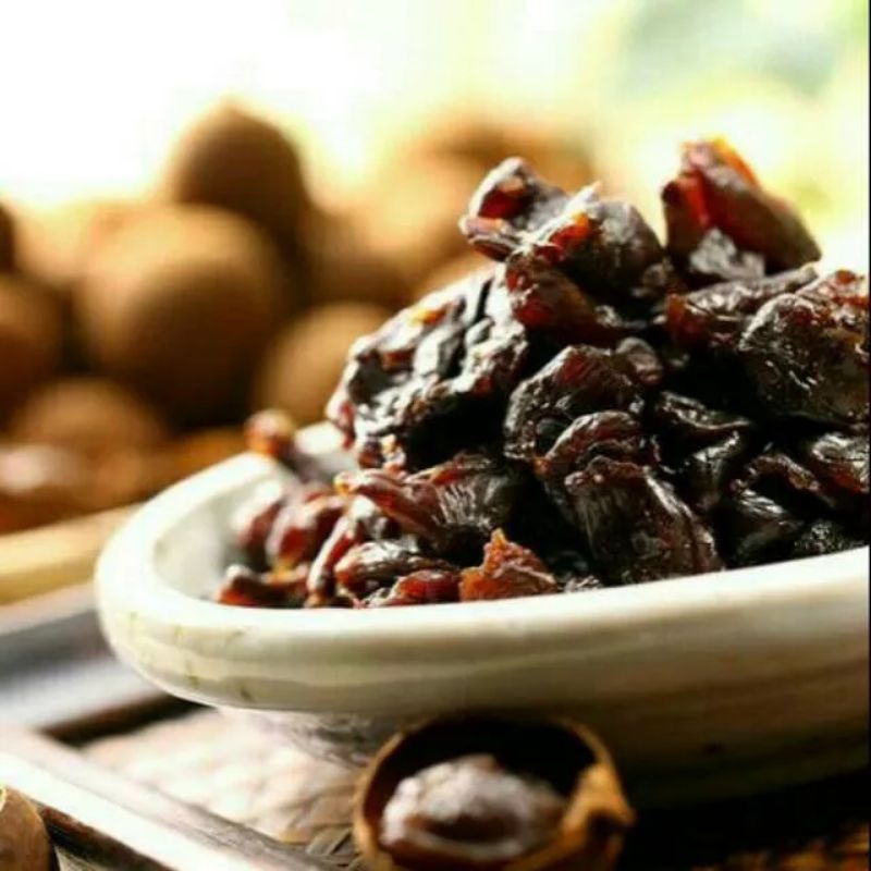 Jual 300 G GR GRAM 龙眼肉 LONG YAN ROU LONGAN HITAM LENGKENG CINA KERING ...
