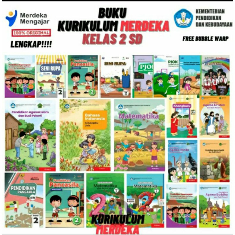 Jual Buku Paket Kelas 2 Sd Kurikulum Merdeka Sekolah Penggerak | Shopee ...