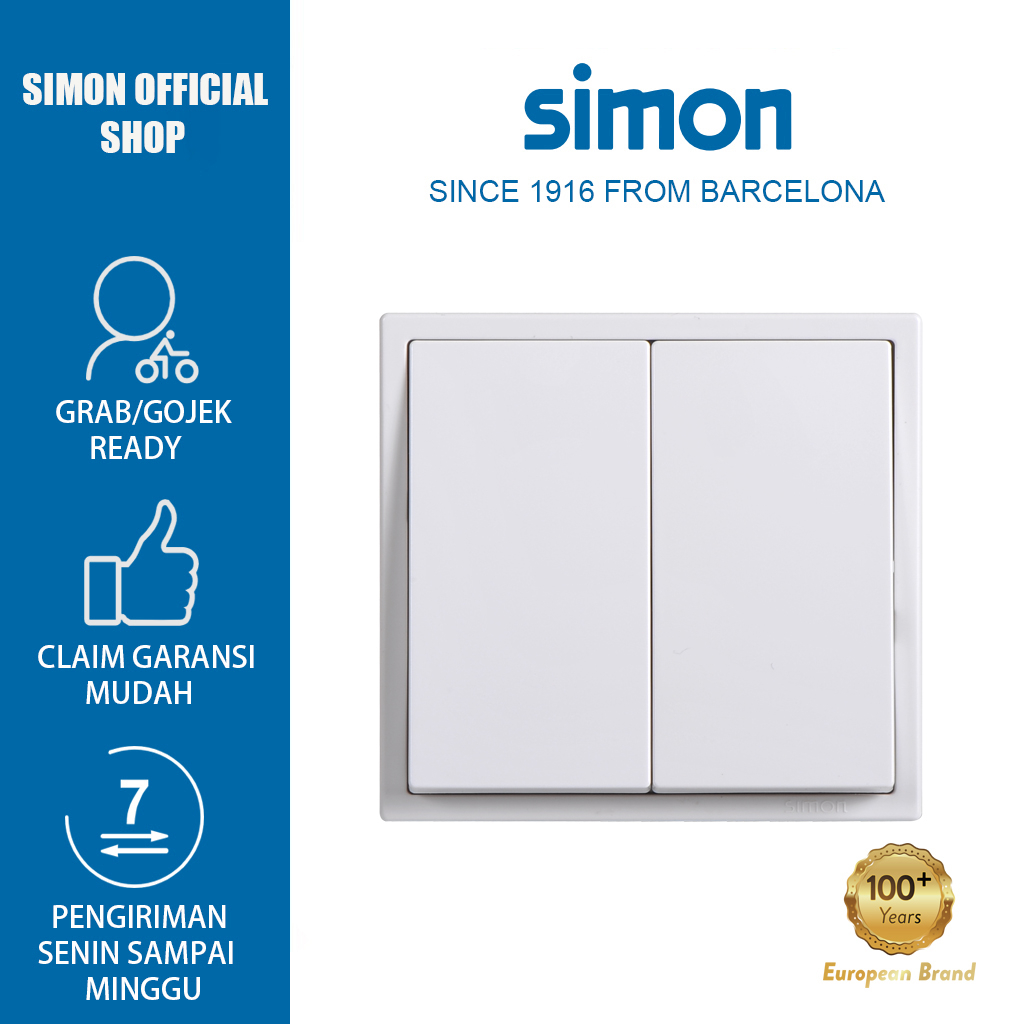 Jual Simon - Saklar i7 Series Switch And Socket Putih (White) | Shopee ...
