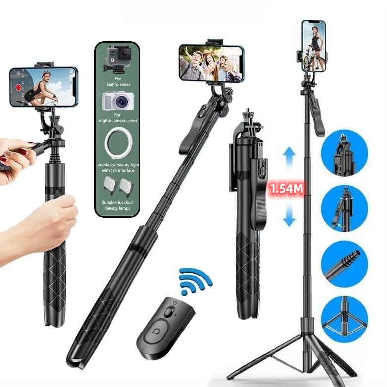 Jual 【ready】tnw L16 Tongsis Tripod Bluetooth Selfie Stick Remote Tripod