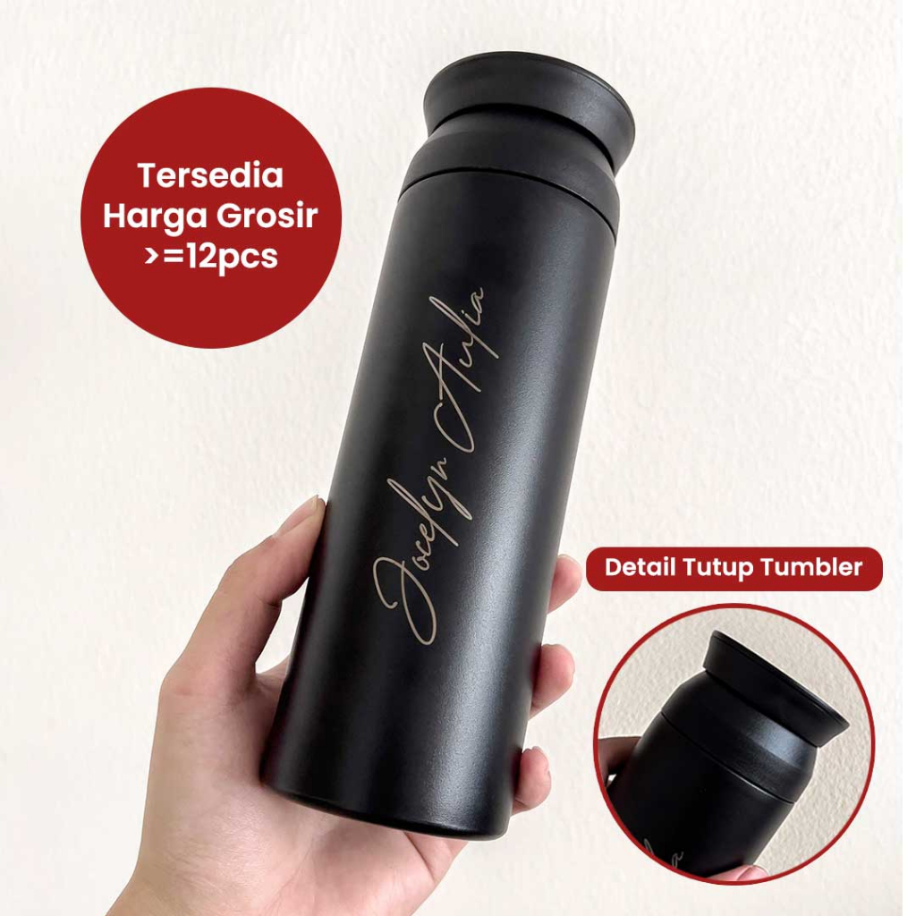 Jual Grosir Tumbler Japan Custom Nama Grafir Logo Botol Minum Stainless Custom Nama Shopee 3221