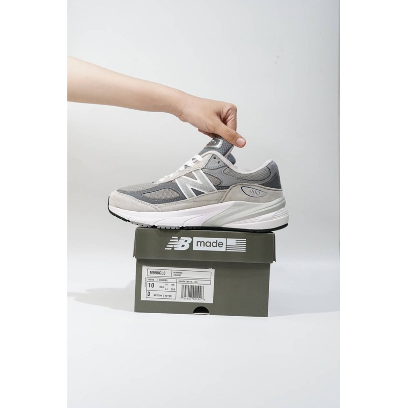 Jual NEW BALANCE 990 V6 GREY WHITE ORGINAL BNIB | Shopee Indonesia