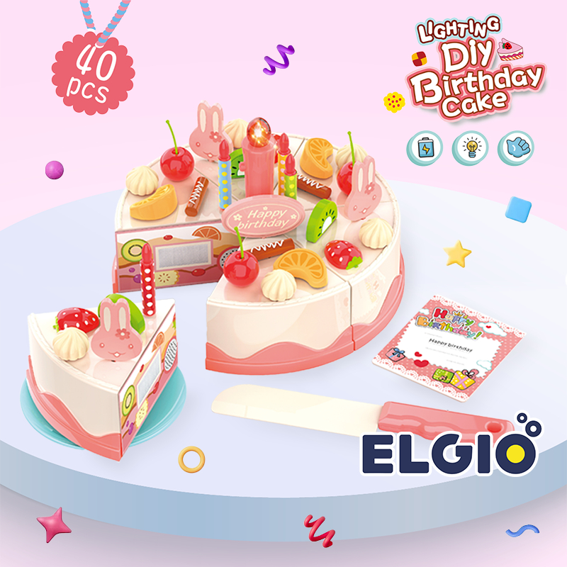 Jual Mainan Kue Ulang Tahun DIY Birthday Cake | Shopee Indonesia