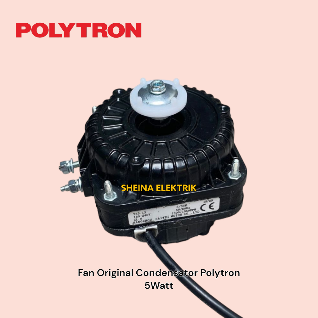 Jual Dinamo Show Case ORIGINAL POLYTRON 5 watt Motor Dinamo Fan