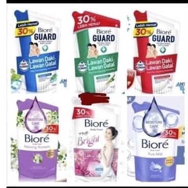 Jual Biore Sabun Mandi Body Foam Reffil 800ml Variant Mix | Shopee ...