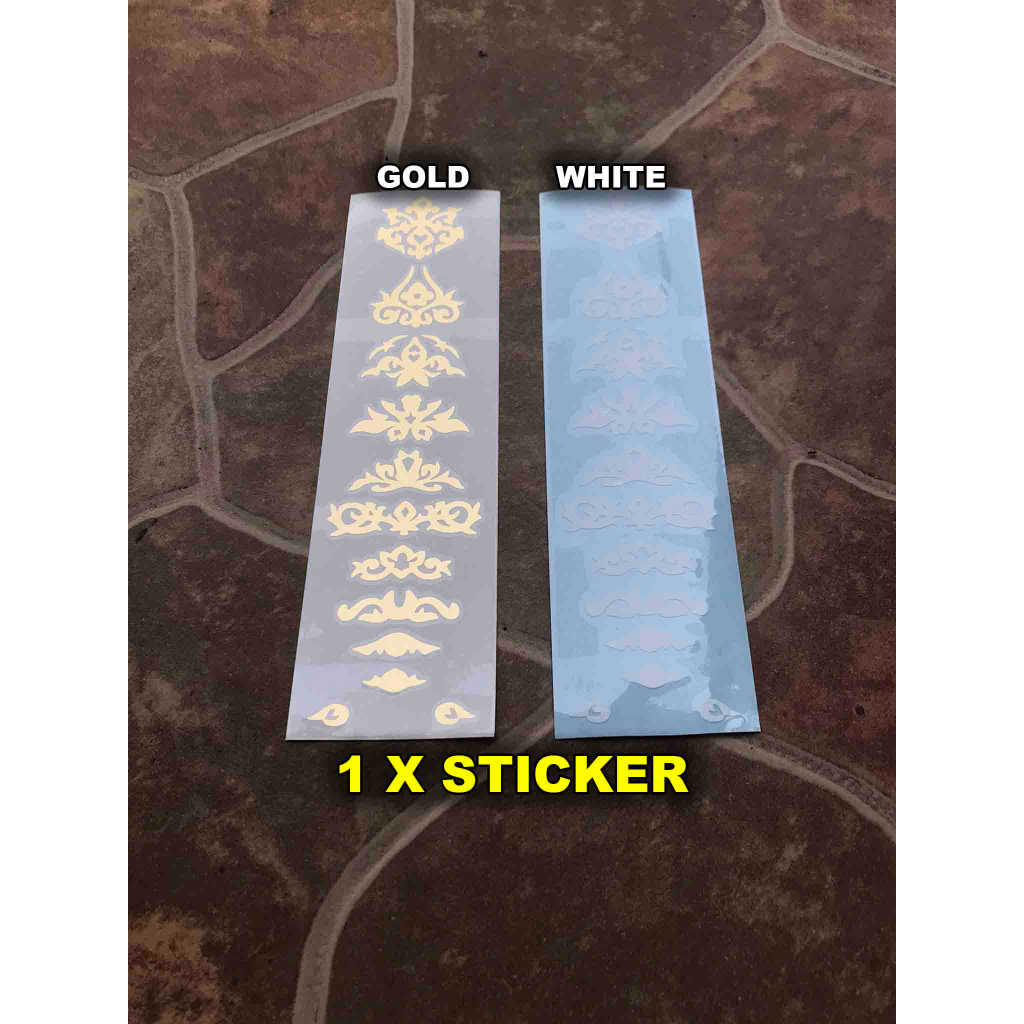 Jual Sticker Inlay Jerry Garcia Deluxe Tribal Fingerboard Gitar Akustik ...